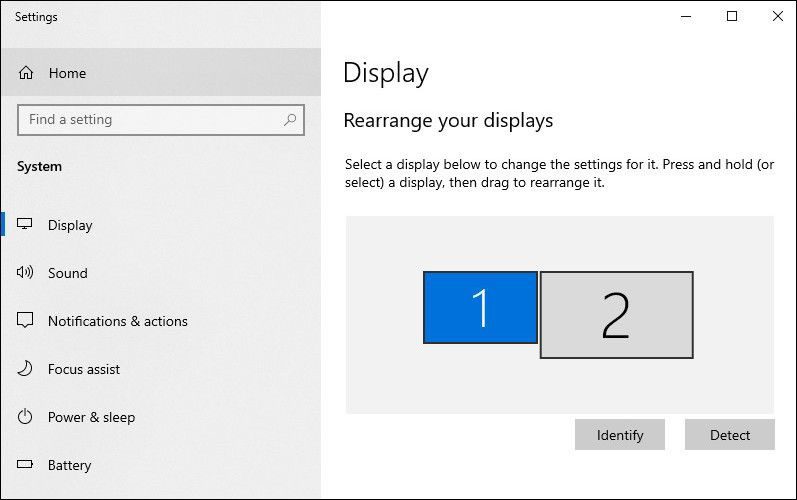 Indentificar Pantalla en Windows 10